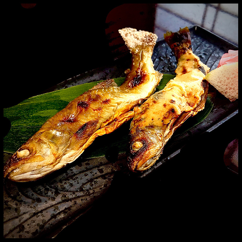 いわな塩焼き